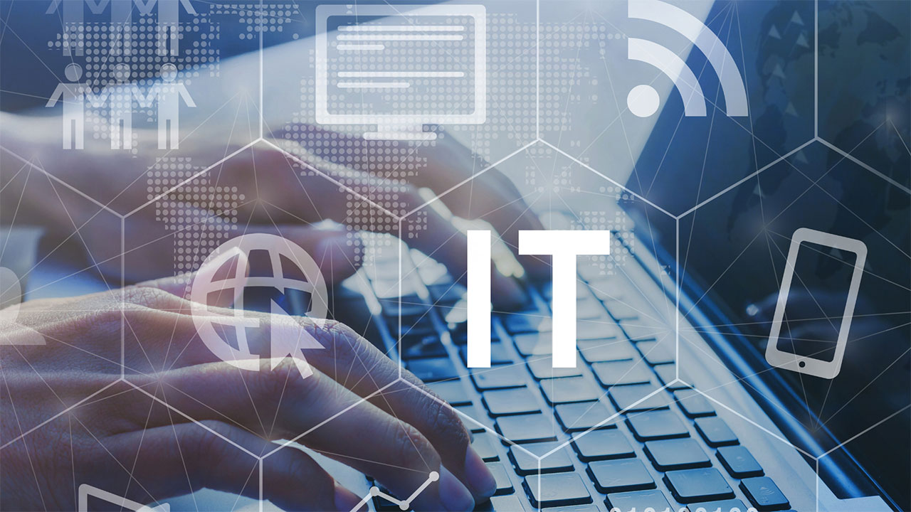 IT abstract of keyboard