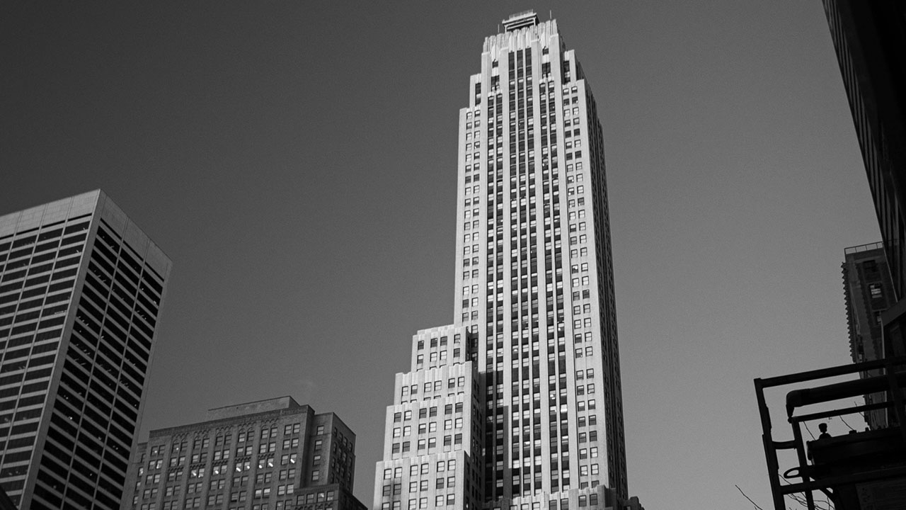 Buildings in black & white